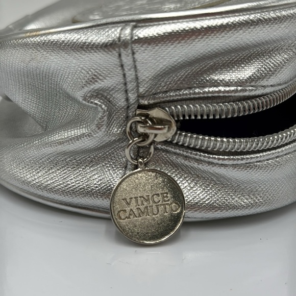 Vince Camuto Silver Cosmetic Bag 5”x 6” - Picture 10 of 13